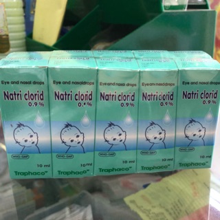 (Date 2021) Nước muối sinh lí Traphaco lốc 10l