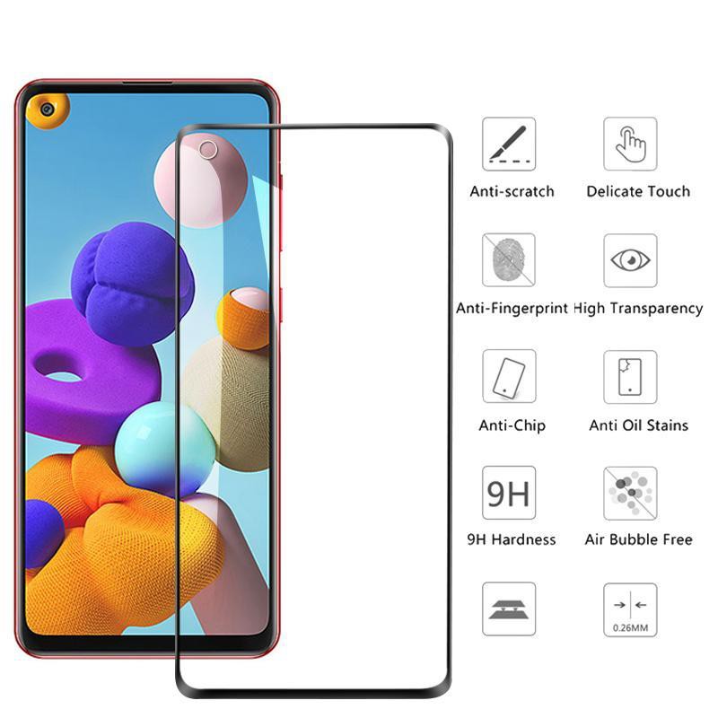 Miếng Dán Kính Cường Lực 9D Full Màn Hình Cho Samsung Galaxy A60,Dán Màn Hình Samsung, Dán A60 Full Màn
