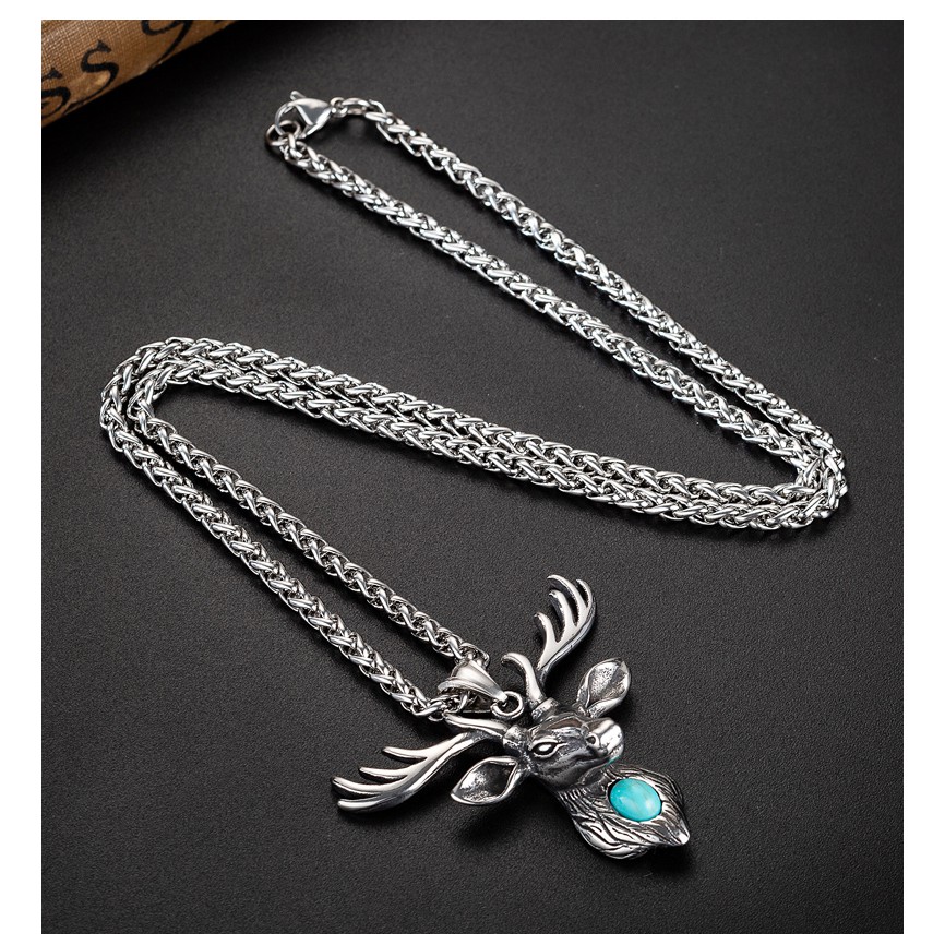 Vòng cổ cặp đôi bằng thép titan không gỉ phong cách hip hop