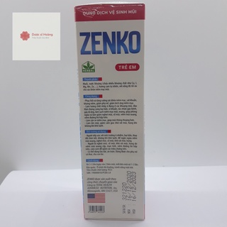 ZENKO - DUNG DỊCH VỆ SINH MŨI chai 75m