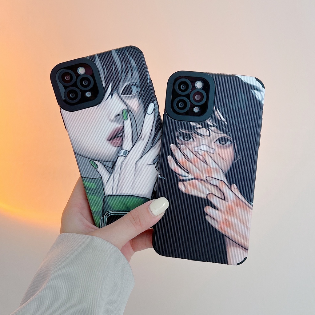 Ốp Điện Thoại Chống Sốc Họa Tiết Hoạt Hình Cho iPhone 14 / 13 / 12 / 11 / X / 8 / 7P