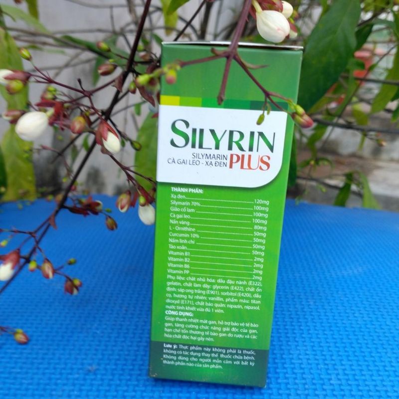 Bổ gan Silyrin Plus giúp giải độc gan bảo vệ tế bào gan dùng cho người men gan cao, gan nhiễm mỡ