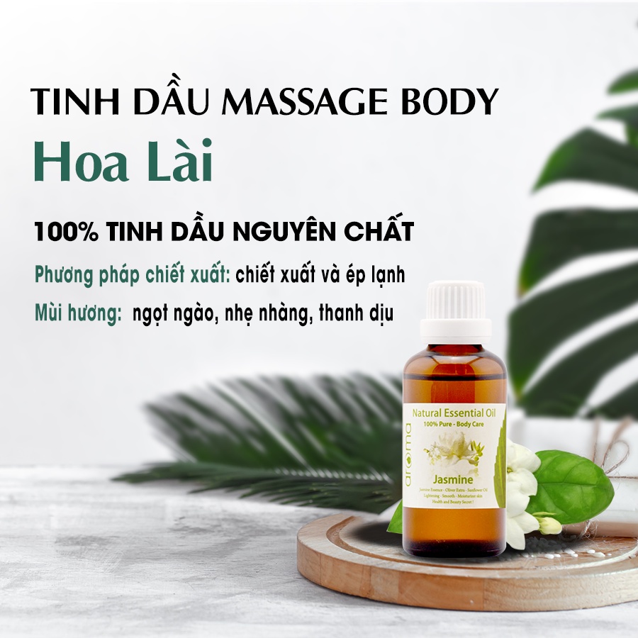 DẦU MASSAGE BODY HOA LÀI AROMA (BODY OIL JASMINE)