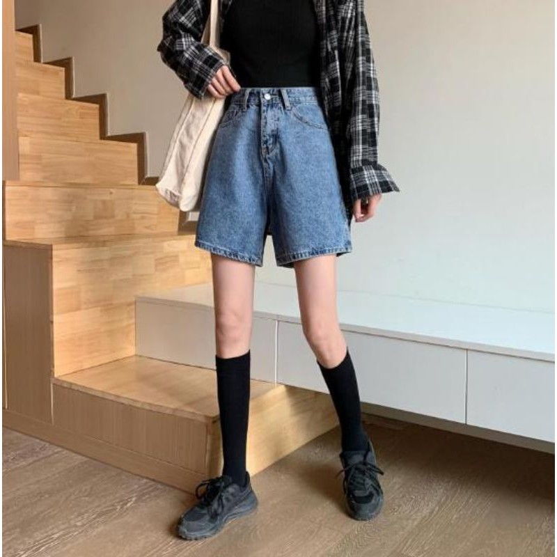 Quần short jeans basic