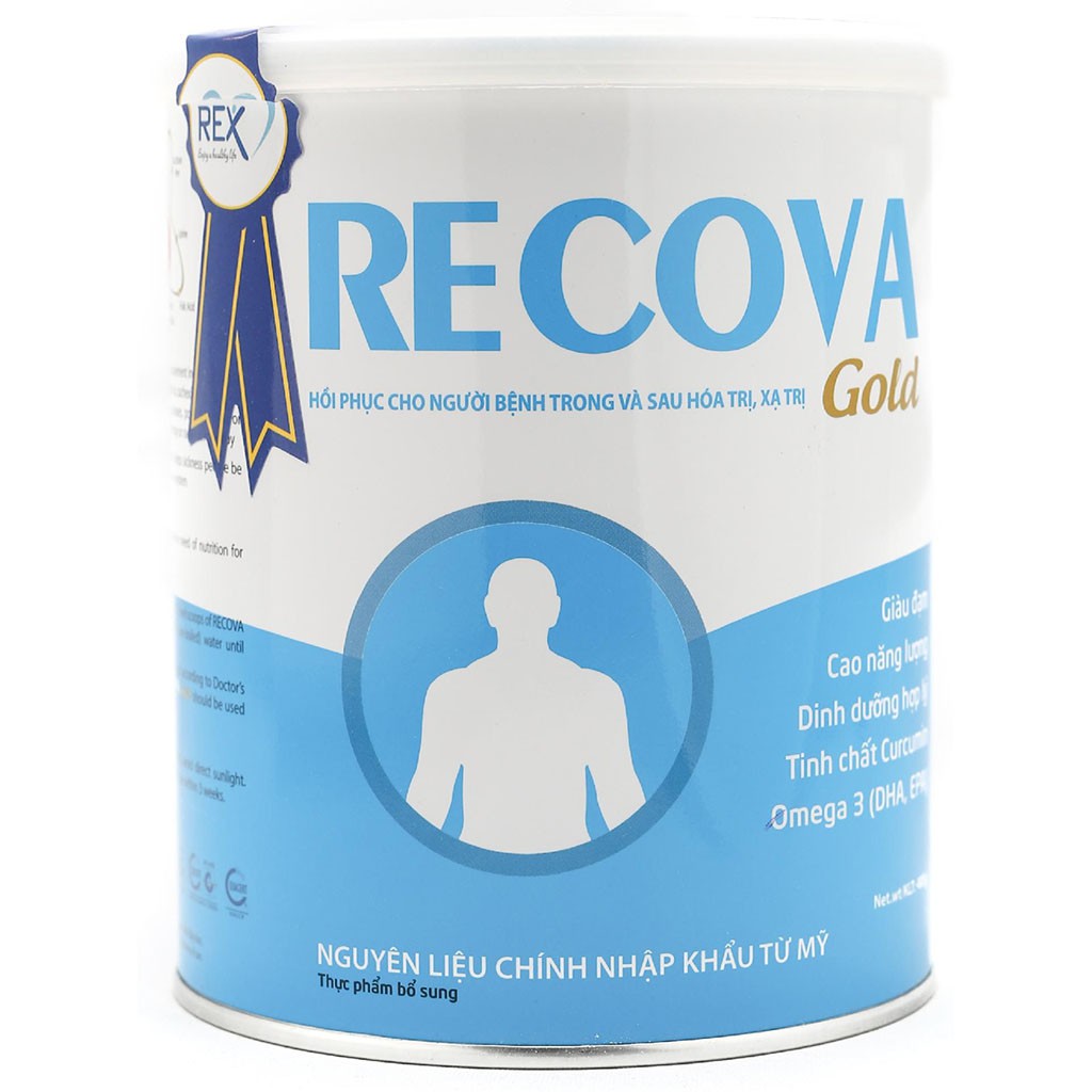 [CHÍNH HÃNG] Sữa Bột Recova Gold Hộp 400g (Hồi phục cho người bệnh trong và sau hóa trị, trị xạ)