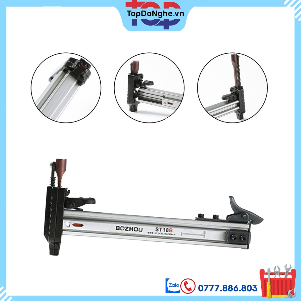 Dụng cụ hỗ trợ đóng đinh BOZHOU st18-st18B Không tặng kèm đinh