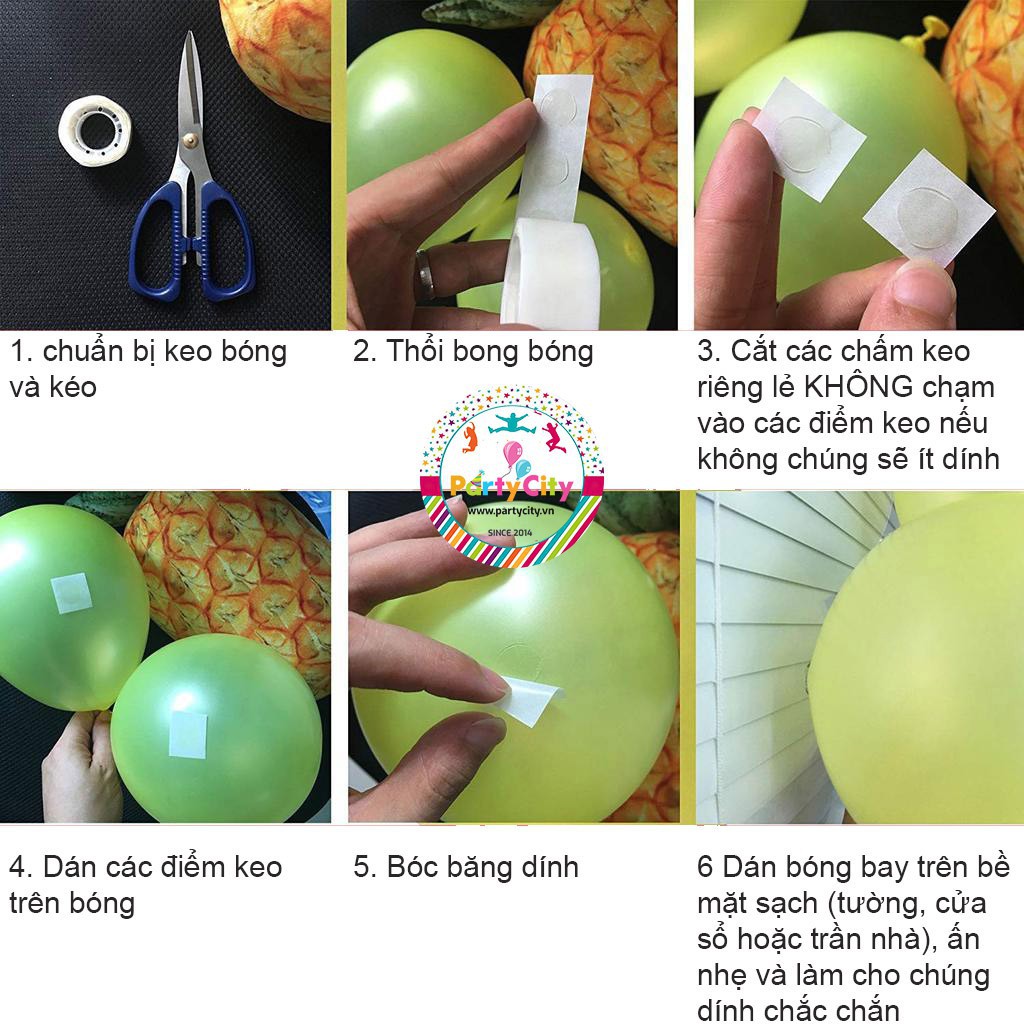 Set 10 bong bóng tròn nhũ trang trí sinh nhật 25cm (có đủ màu) #TrangTriSinhNhat