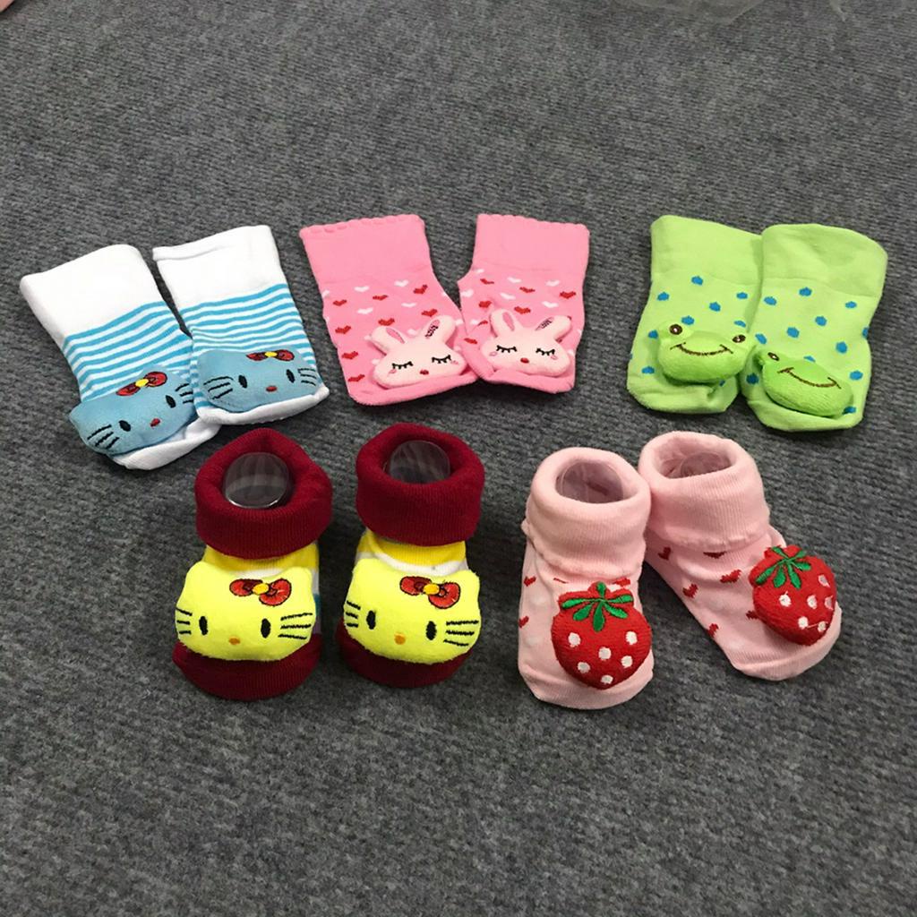 Vớ cho bé sơ sinh [0-12 tháng], thiết kế 3D con vật hoạt hình xinh xắn ngộ nghĩnh cho bé trai, bé gái