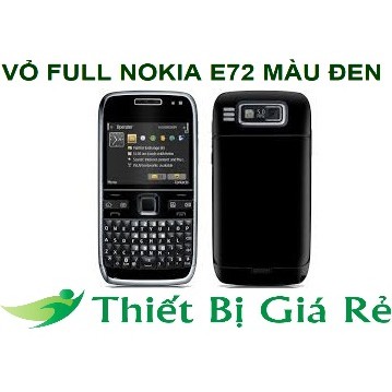 VỎ FULL NOKIA E72 MÀU ĐEN