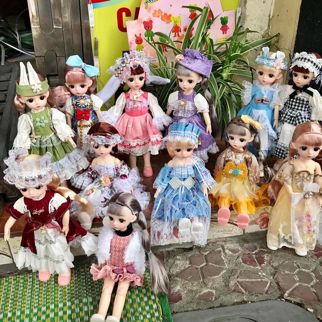 Búp Bê Xinh đẹp 30-40 cm có khớp chân tay nhiều màu sắc