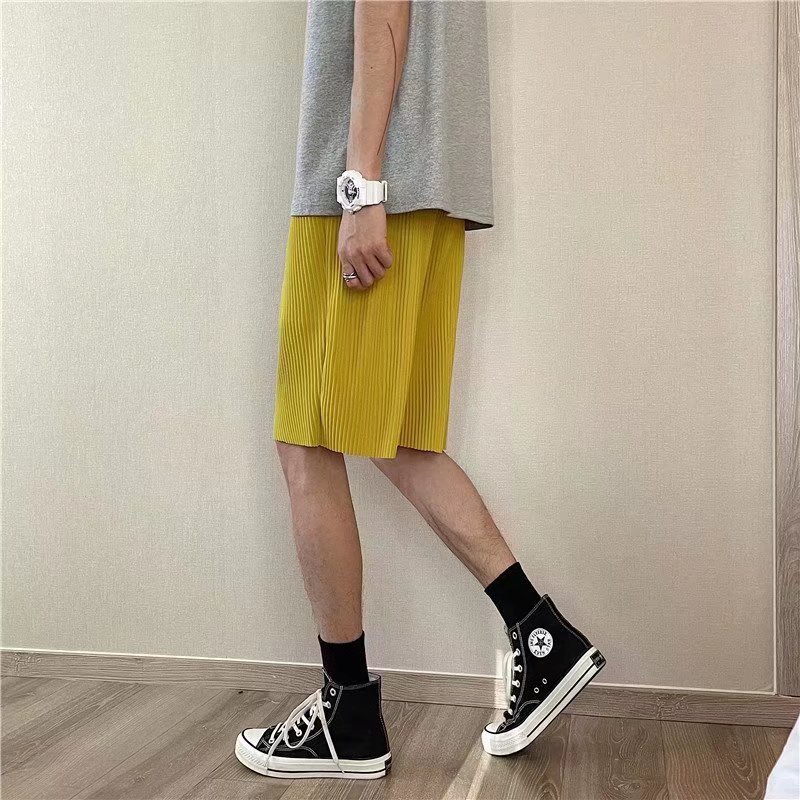 Quần Short Nam Lưng Thun Cột Dây Năng Động