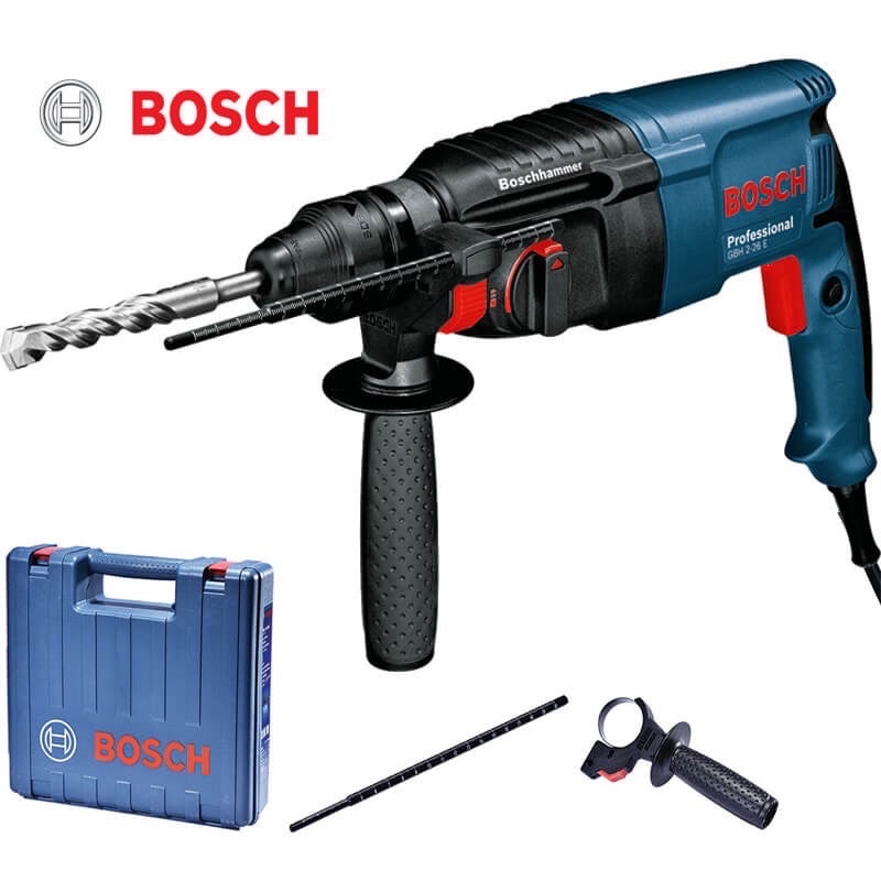 Máy khoan búa Bosch GBH 2-26E Professional, SDS-plus, 800W, 377x83x210mm, 2.7kg