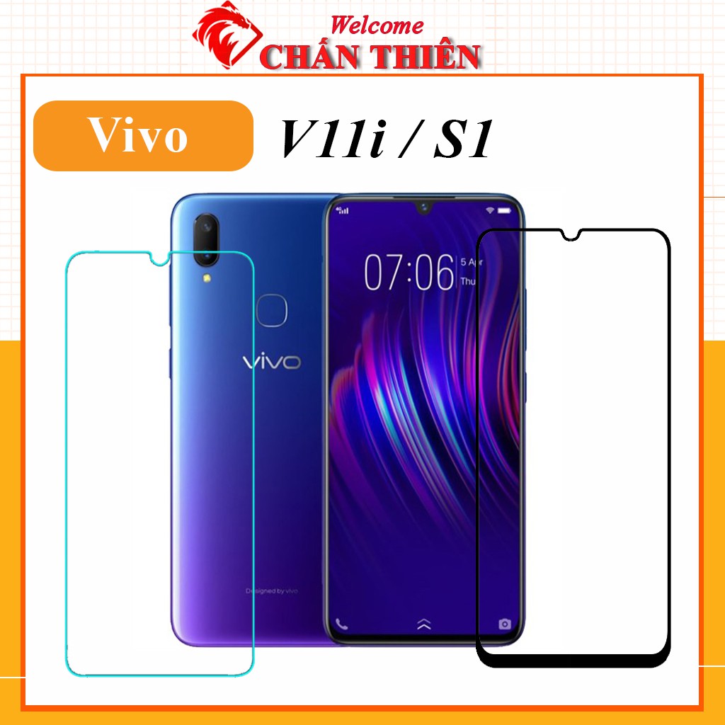 [Loại Xịn] Cường Lực Vivo V11i / S1 Full Màn - Cảm Ứng Mượt Mà - Tặng Kèm Khăn Lau