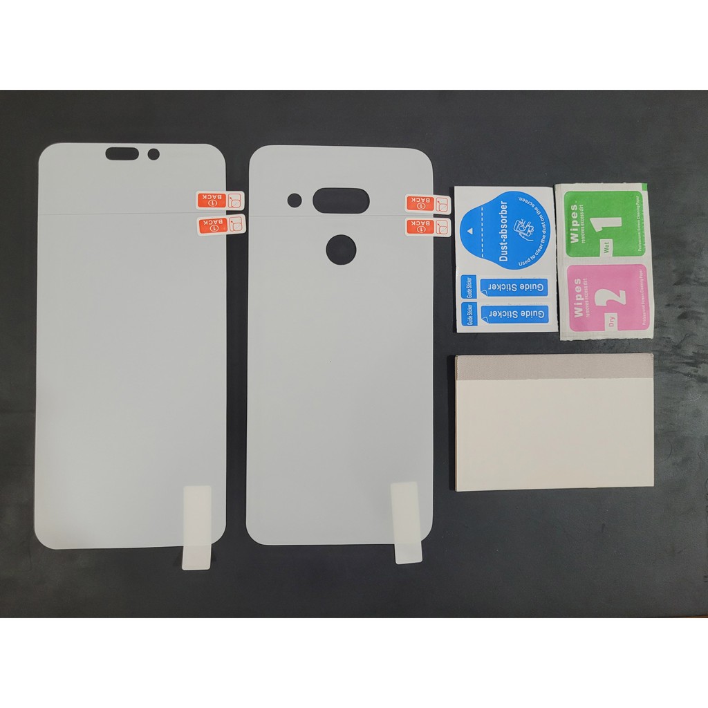 Miếng dán dẻo LG G7/ LG G8/ LG V30/ LG V30+/ LG V40/ LG V50  mặt trước và mặt sau