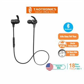[Mã ELHACE giảm 4% đơn 300K] Tai Nghe TaoTronics Bluetooth 50, Thời Gian Chơi Nhạc 20 Giờ TT-BH067