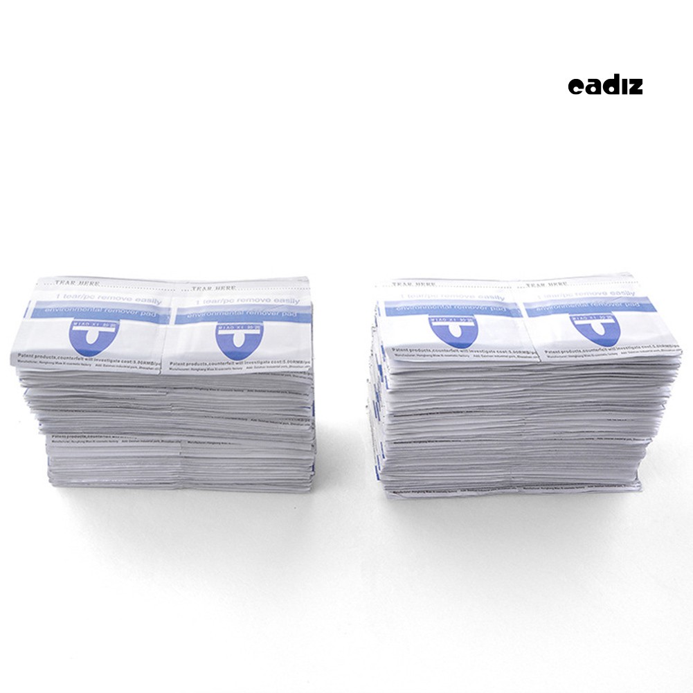 [Hàng mới về] Hộp 100 miếng tẩy sơn móng tay sử dụng một lần tiện dụng