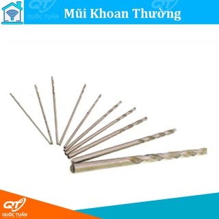 Bộ 11 Mũi Khoan Mini 0.5-0.6-0.7-0.8-0.9-1.0-1.2-1.5-2.0-3.0-5.0mm