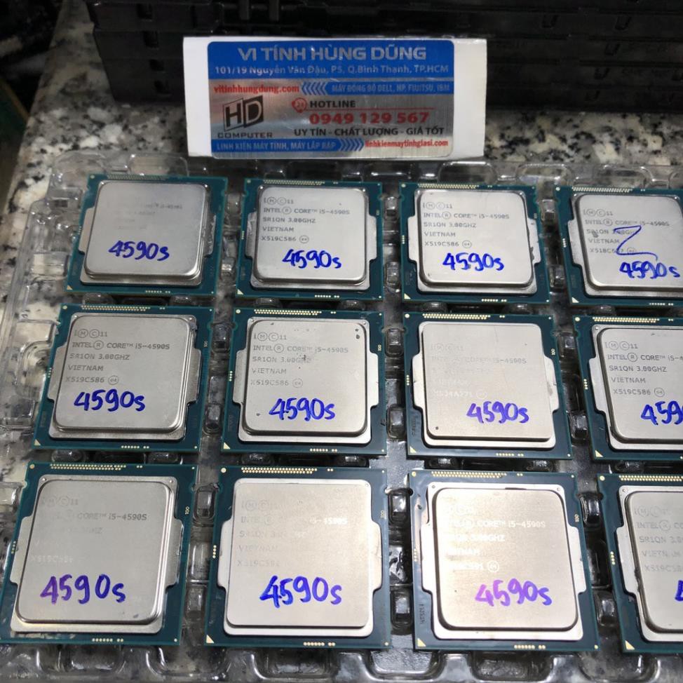 CPU sk 1150, i5 4460 / i5 4570/ i5 4590/ i5 4690/ xeon 1220v3, chíp máy tính chạy trên main h81, b85, h97, z97