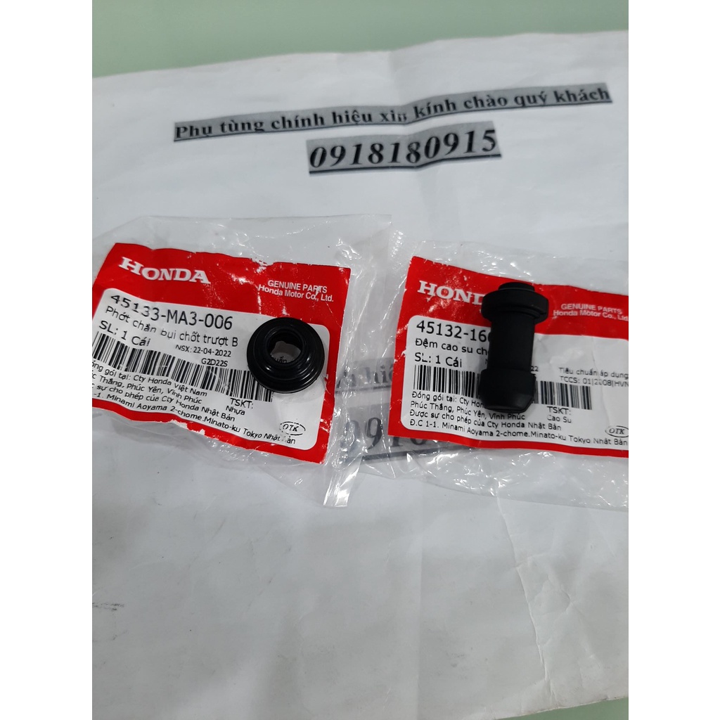 Đệm cao su chốt trượt Phớt chắn bụi chốt trượt cao su heo dầu honda