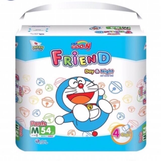 [Mẫu mới] Bỉm goon friend quần M54,L46,XL40,XXL34