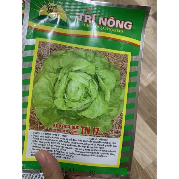 Hạt Giống Xà Lách cuộn 2gr