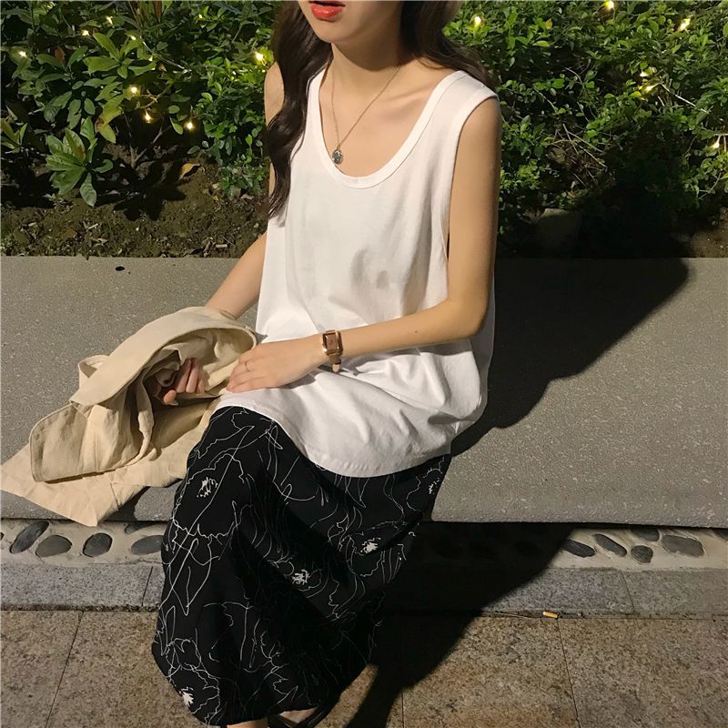 Áo Thun Nữ Thể Thao Không Tay Phong Cách Hàn Quốc Năng Động