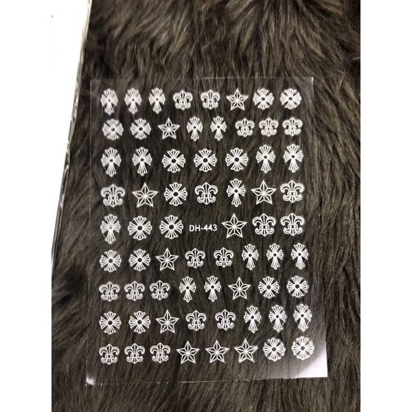 stich dán móng hoa tuyết ( làm móng , nail box )
