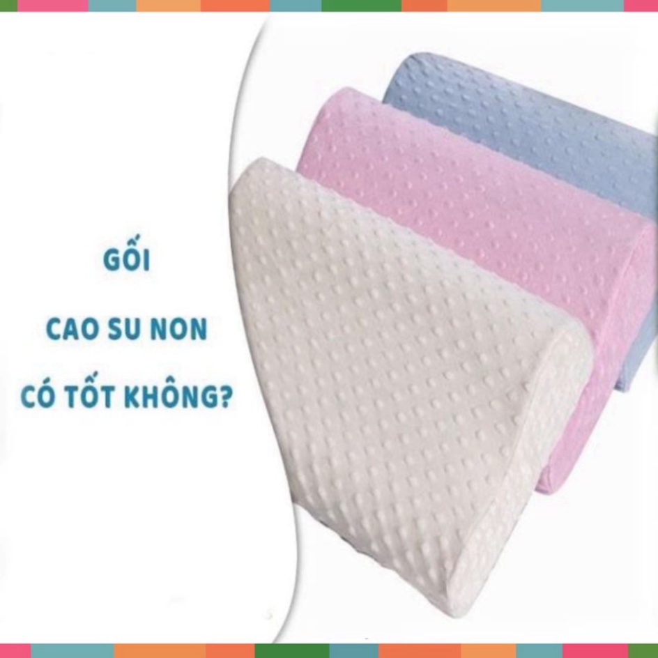 Gối Cao Su Non ZaZa Cao Cấp - Gối massage Chông Ngáy Ngủ, Mềm Mại Cho Giấc Ngủ Êm Ái kích thước 50cm - 30cm