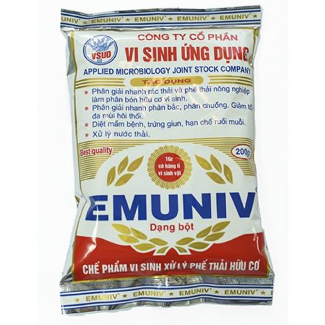 Phân vi sinh sinh học Emuniv