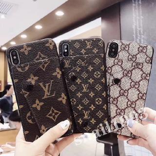 Ốp lưng điện thoại LV Gucci thời trang dành cho iPhone X XR XSMax 8 7 6 6s