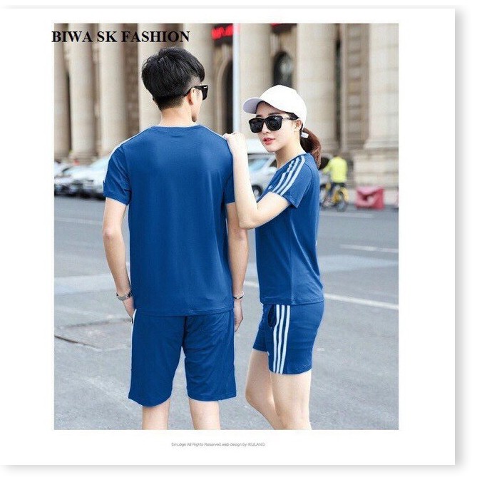 Set bộ thể thao nam nữ ngắn thoải mái vận động siêu đẹp , phong cách KOKO MI FASHION