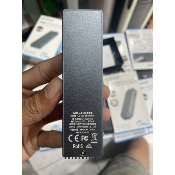 box ORICO m2 NVME cổng USB type-C Gen2 10Gbps PCIe M2 NVME