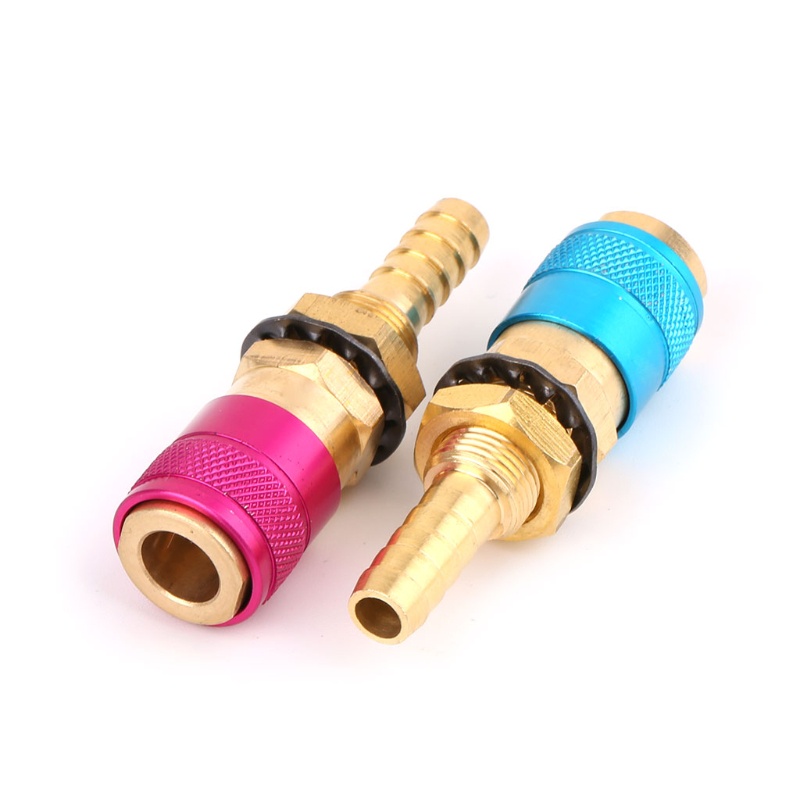 Đầu Nối Nhanh Làm Mát Cho Đèn Khò TIG + Phích Cắm 8mm