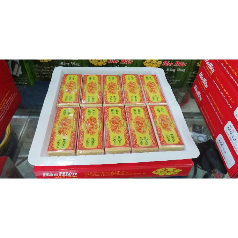 BÁNH ĐẬU XANH BẢO HIÊN RỒNG VÀNG 330g
