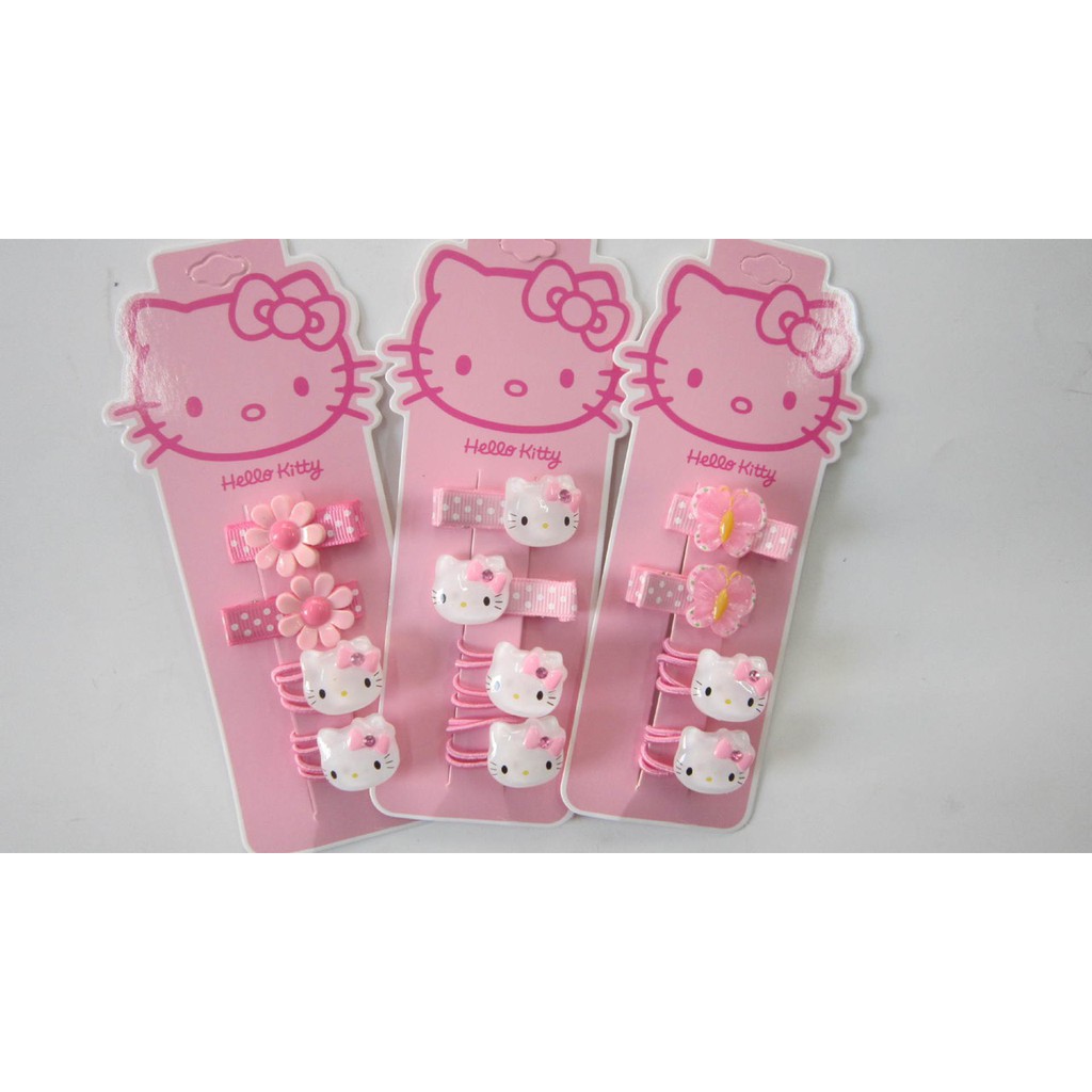 Kẹp tóc Kitty - Buộc tóc Kitty - Cài tóc - Phụ kiện tóc trẻ em