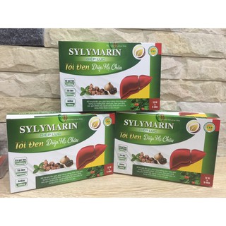 Sylymarin Diệp lục tỏi đen diệp hạ châu bổ gan, mát gan, giải độc, hạ men gan