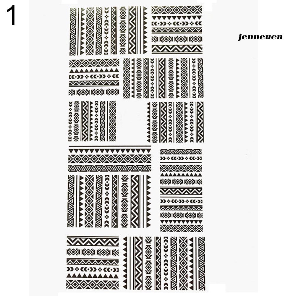 [Hàng mới về] Miếng dán trang trí móng tay nghệ thuật nhiều họa tiết sành điệu