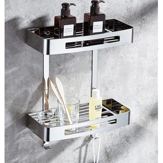 [𝐗𝐚̉ 𝐊𝐡𝐨] [𝐒𝐢̉ 250𝐊][Freeship] Kệ Thẳng Inox Nhà Tắm 2 Tầng Chipmart, Để Đồ Dùng Nhà Tắm Đa Năng, Tiện Lợi