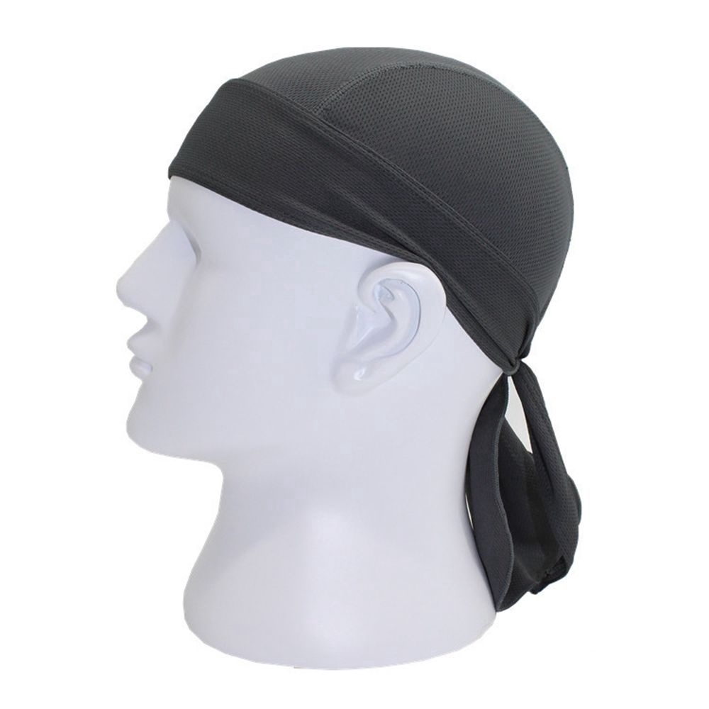 Mũ quấn đầu bandana buộc chặt điều chỉnh màu trơn lái xe mô tô có 16 màu