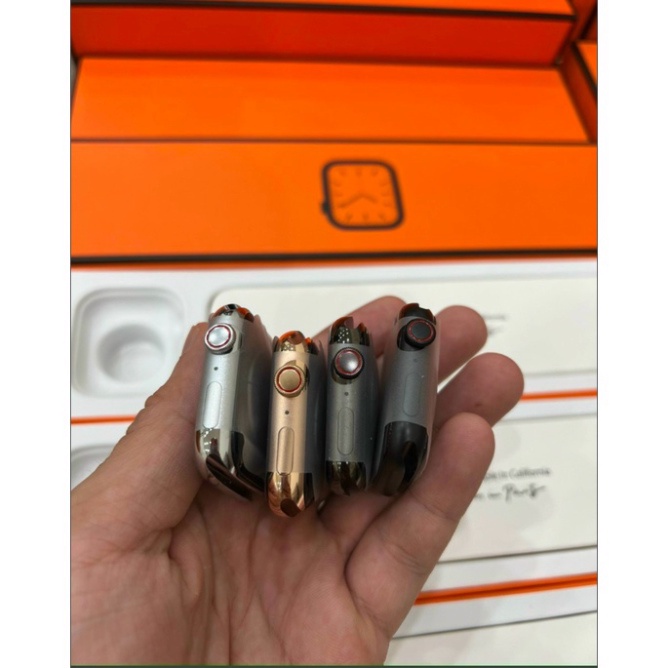 BẢN CAO CẤP NHẤT  🌟Đồng Hồ Thông Minh Watch 7 seri LOGO TÁO HERMES 🌟Màn Hình Tràn Viền - MƯỢT 🌟- BẢO HÀNH ĐỔI MỚI