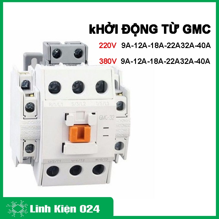 Khởi động từ LS GMC 9A/12A/18A/22A/32A/40A điện áp 220V/380V