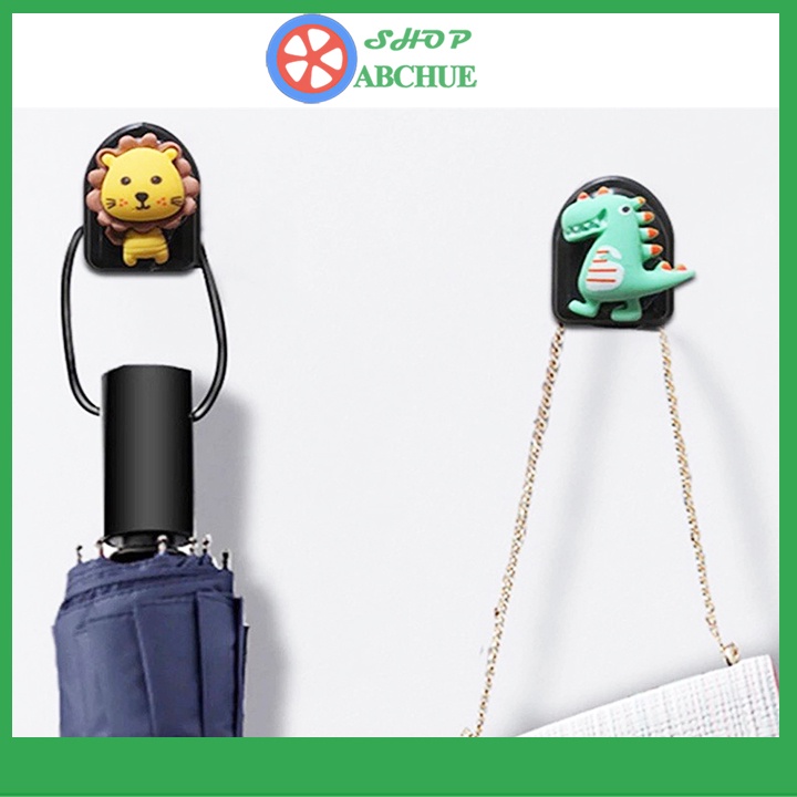 Móc treo đồ mini  đa năng gắn trên xe hơi  hình icon đáng yêu