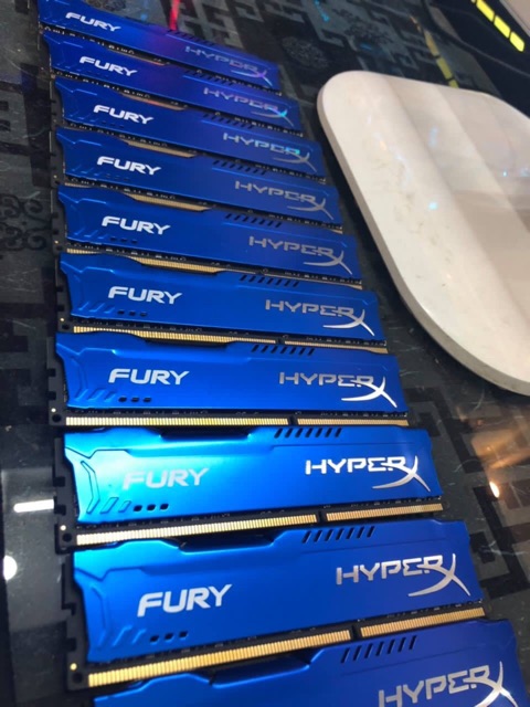 Ram máy tính để bàn hyper ddr3-8gb buss 1600mhz!