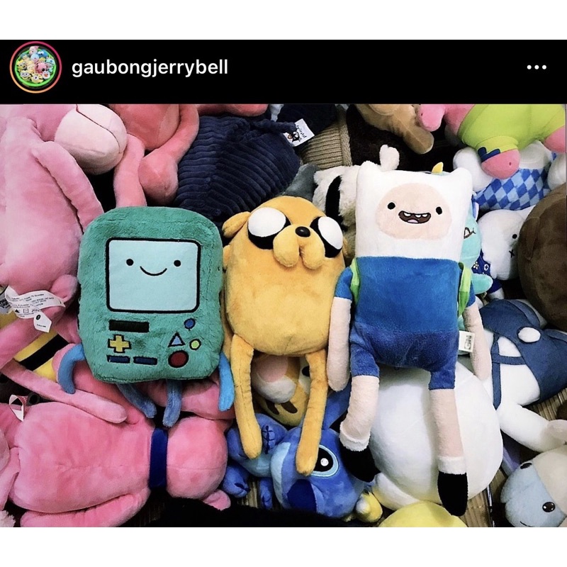 Gấu bông nhân vật hoạt hình Adventure Time Jake Finn Bmo Chính Hãng Cartoon Network