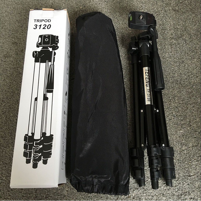Combo Gậy 3 Chân Tripod 3120 kèm Remote + Kẹp | BigBuy360 - bigbuy360.vn