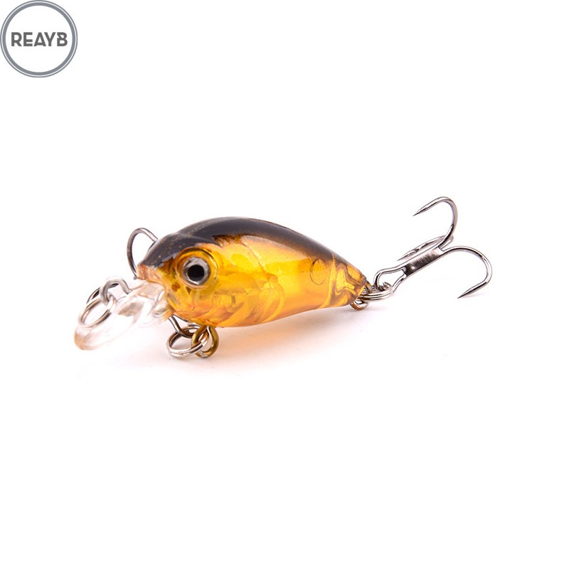  9pcs Fishing Lures Bionic Bait 3D Eyes 4.5cm Wobbler Tackle Crank Baits Artificial Hard Bait