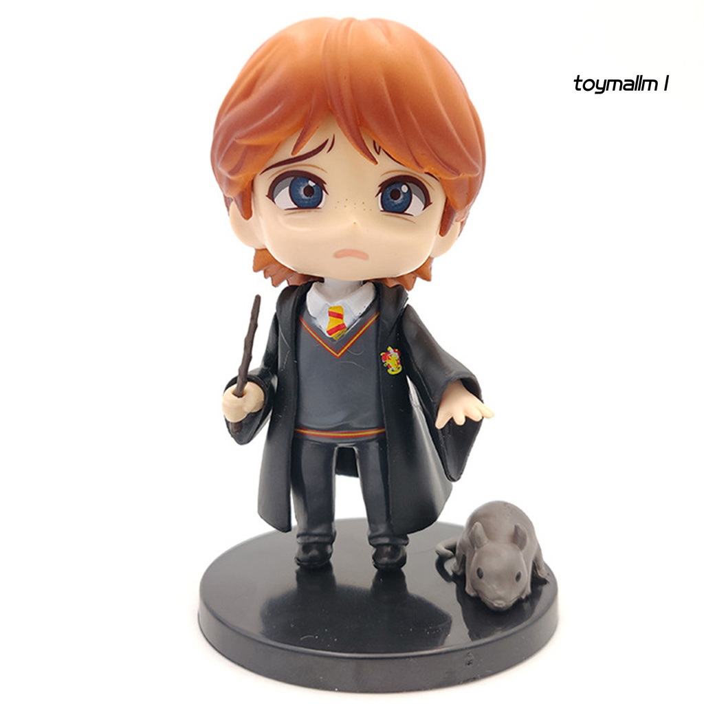 toymall 6Pcs Cartoon Harry Potter Series Figure Model Dolls Baking Cake Decor Ornaments