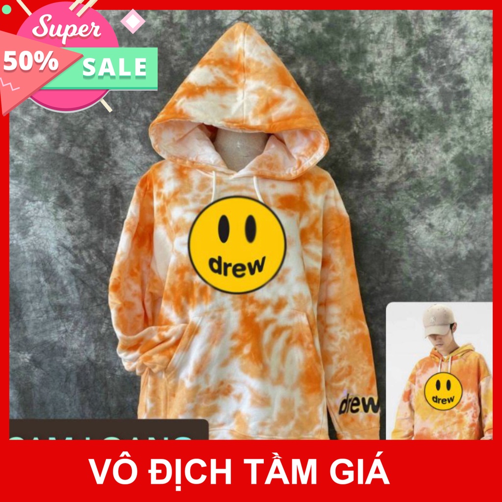 Áo nỉ hoodie Màu Loang Essentials In cao su nổi Hogoto shop , áo nỉ bông unisex nam nữ (kèm Móc khóa +Bùa yêu)