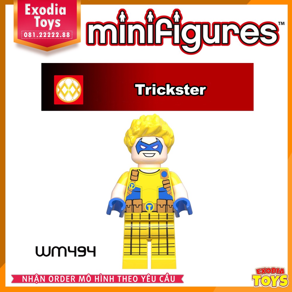 Xếp hình Minifigure Siêu anh hùng vũ trụ Marvel và DC Comics - Đồ Chơi Lắp Ghép Sáng Tạo - WM6028