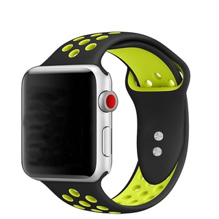 Dây đeo Silicon thay thế cho Apple Watch Size 44/42 Series 6/5/4/3/2/1 (Xanh lá)